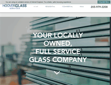 Tablet Screenshot of hooverglassservices.com